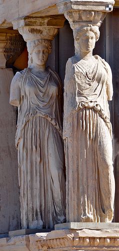 Caryatids Erechtheion Acropolis Athens Photo by mjharrington